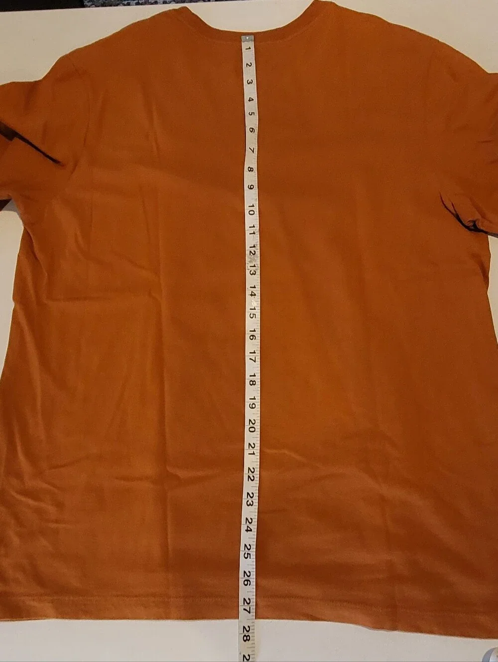 Nike Air Men's Short Sleeve The Nike T-Shirt — Rust Orange